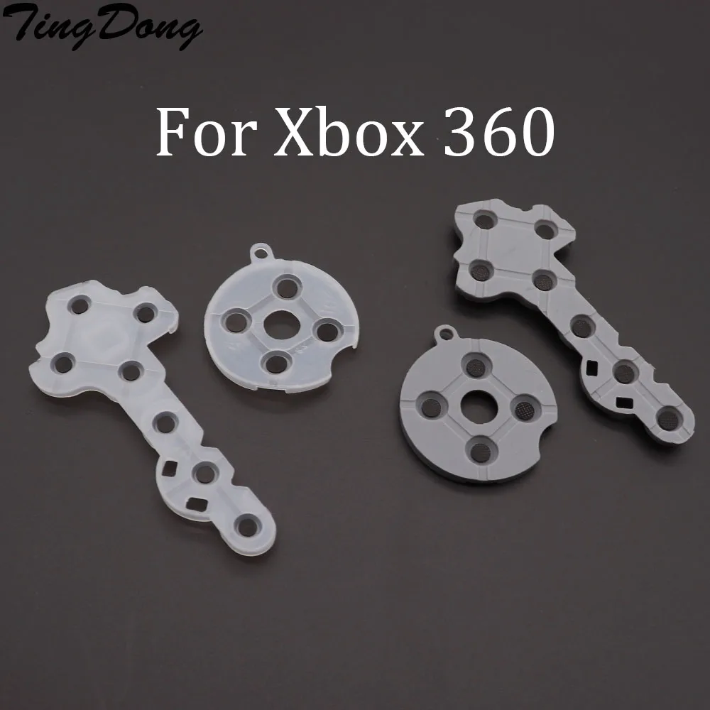 

TingDong Conductive Rubber Contact Pad Button D-Pad for Microsoft for Xbox 360 wireless Controller Replacement repair Parts