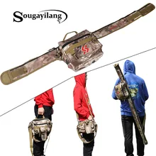 Sougayilang, водонепроницаемая рыболовная Сумка, большая емкость, складная, многофункциональная, приманка, рыболовные снасти, сумка на плечо