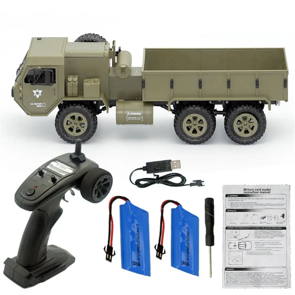 Радиоуправляемый Военный автомобиль Fayee FY004A 1/16 2,4G 6WD автомобиль с дистанционным управлением пропорциональный грузовик армии США RTR модель игрушки