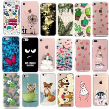 Para fundas iphone 5S 5 s se caso capa apple iphone 6 s 7 8 plus x xs bonito minnie silicone caso capa para iphone 7 capas(China)