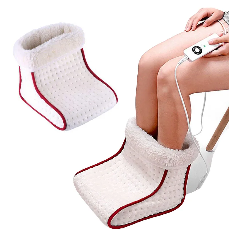 Cosy Heated Electric Warm Foot Warmer Washable Heat 5 Modes Settings Cushion Thermal Massager Relax |