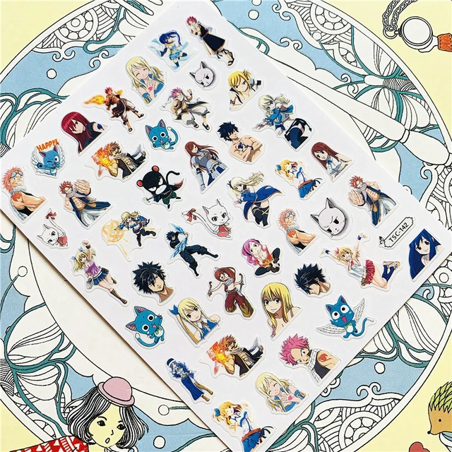 TSC-293 TSC-287 Japanese cartoon anime clown character 3D Back glue Nail Art Stickers Decals Sliders Nail ornament decoration TSC-142 N