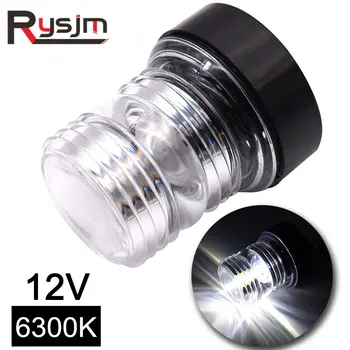 

12V LED Navigation Light Waterproof Marine Boat Yacht Light Navigation Anchor Light 360 Degree All Round Boat Light 6300K