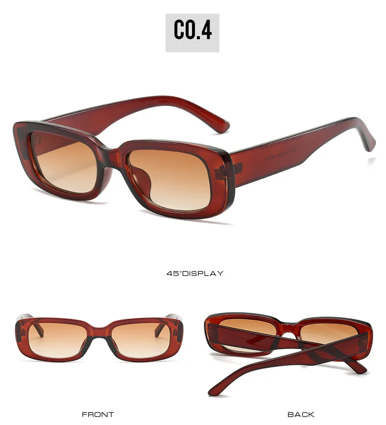 guess sunglasses OEC CPO Small Square Sunglasses Women Plastic Frame Orange Gradient Sunglasses Female Trendy Brand Designer Eyeglasses UV400 womens ray bans