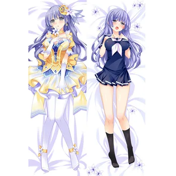 

Japanese Hot Anime Date A Live Izayoi Miku Body Dakimakura Bedding Otaku Hugging Girl Female Pillow Case Cover