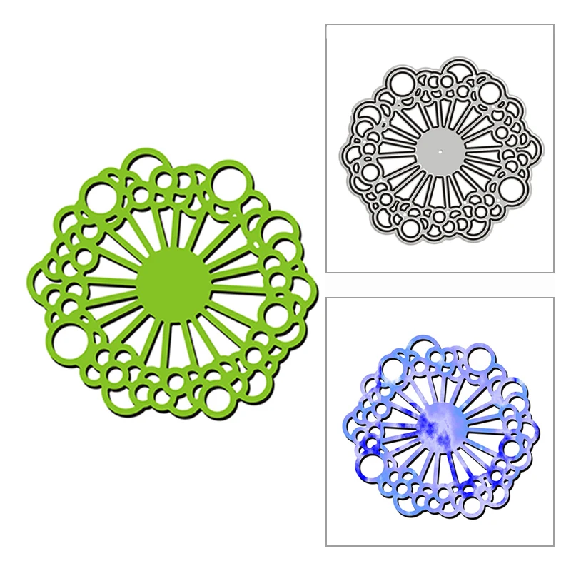 

Новинка 2021 прекрасный кружевной цветок Doily металлические пресс-формы для «сделай сам» Скрапбукинг и изготовление карт декоративное тиснение ремесло без штампов