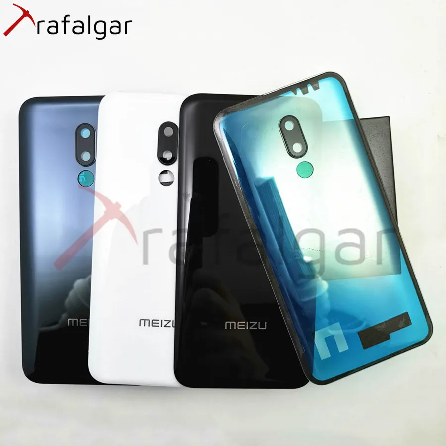 

Back Glass for MEIZU 16 Plus Battery Cover Rear Door Housing Case Back Panel For MEIZU 16th 16 Battery Cover With Camera Lens