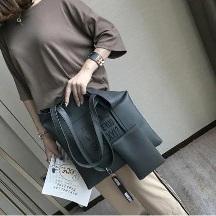 

2018 New Style Printed Lettered LADY'S Bags Shoulder Handbag Bag High Quality PU Leather WOMEN'S Bag