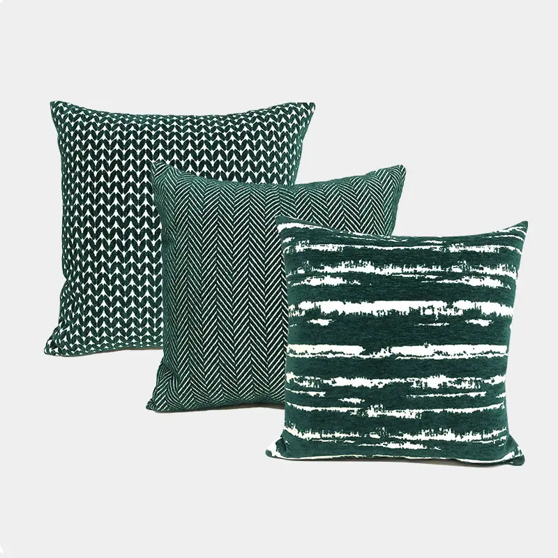 

Modem Simple Luxury Jacquard Cushion Cover Decorative Pillow Case for Living Room Office Sofa Car Square Bedding