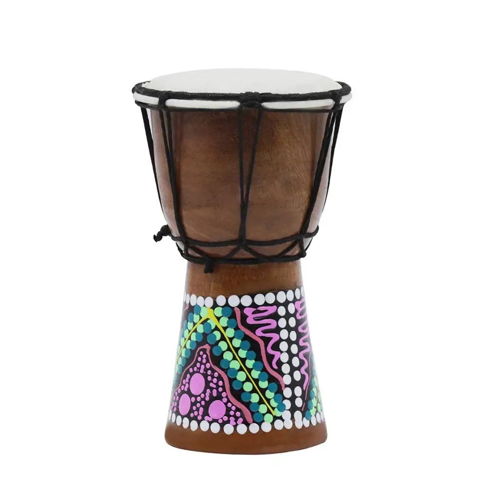 Профессиональный Африканский Djembe барабан дерево козья кожа хороший звук традиционный музыкальный инструмент ударный инструмент наружные гаджеты