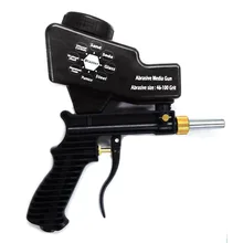 Портативный гравитационный Пескоструйный набор распыляющих пистолетов пневматический ржавчины пескоструйная машина для обрезки удаления ржавчины детали