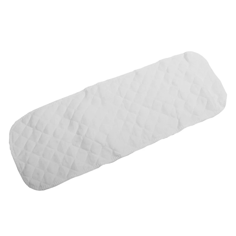 

Reusable Soft Baby Diapers Cloth Diaper Inserts 3 Layers 100% Cotton Washable White L