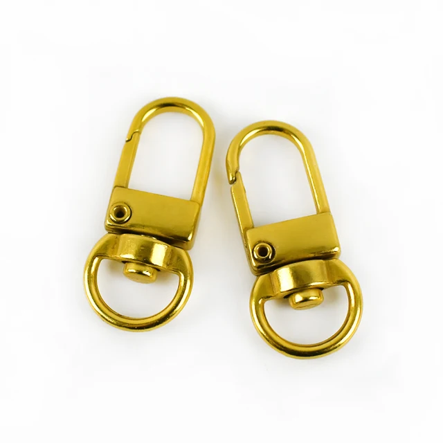 10/30pcs Metal Bag Buckle Dog Collar Buckles Handbag Strap Chain Clasps Lobster Swivel Snap Hook Buckle Hardware Leather Carfts KGold