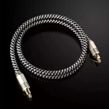 

Digital Audio Extension Wire Optical Audio Cable SPDIF Optical Fiber Square to Square Mouth For TV BOX Amplifier Cable