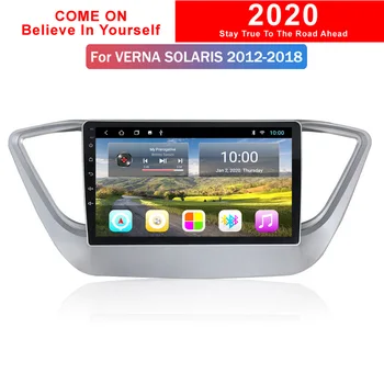 

2G RAM 9 Inch Android 9.1 Car Audio Head Unit Gps Player For Hyundai Verna Solaris 2016 Radio Video Navigation Screen Bt Wifi