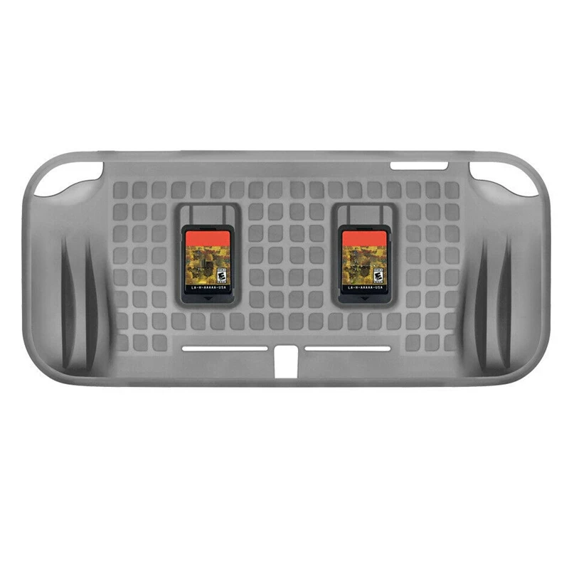 Защитный чехол из ТПУ для nintendo Switch Lite, встроенный в 2 слота для игровых карт, чехол