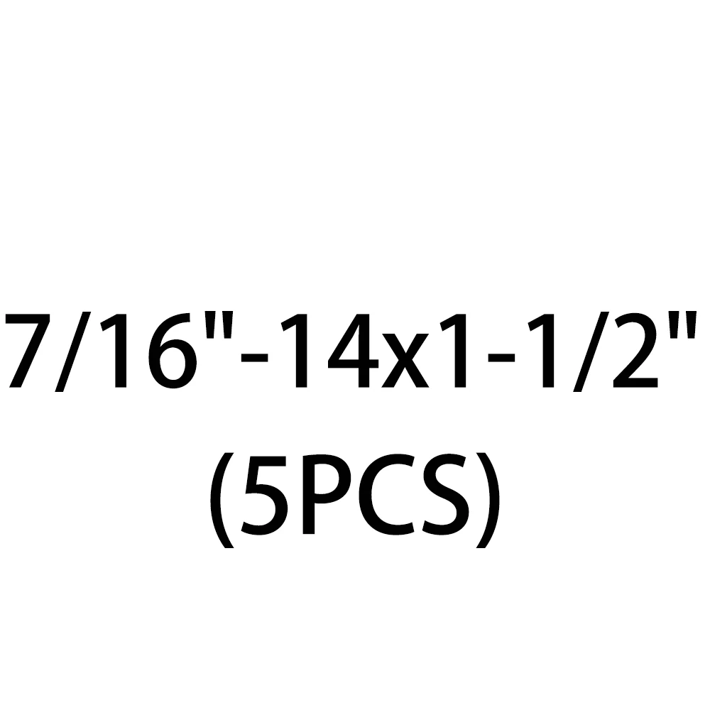 3/"-16 7/16"-14 1/"-13 Шестигранная головная крышка шестигранного болта ANSI B18.3 винт - Цвет: 5PCS