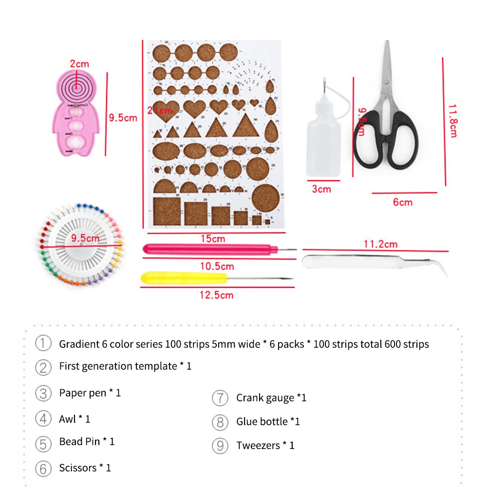 Лидер продаж набор инструментов ручной работы сделай сам из бумаги шаблон пинцет