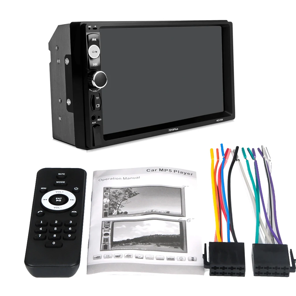 7' Universal Car Radio HD Autoradio Multimedia Player Durable Touch Screen Auto audio Car Stereo MP5 Bluetooth USB TF FM Camera 