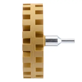 

Kit Eraser wheel Drill Adapter Mount Disk 100mm Car Adhesive Vinyl Decals Foil Remover Badge Durable
