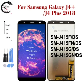 

LCD With Frame For Samsung Galaxy J4+ SM-J415F/DS J415FN J415GN Display Screen Touch Digitizer Assembly J4 Plus 2018 J4plus LCD