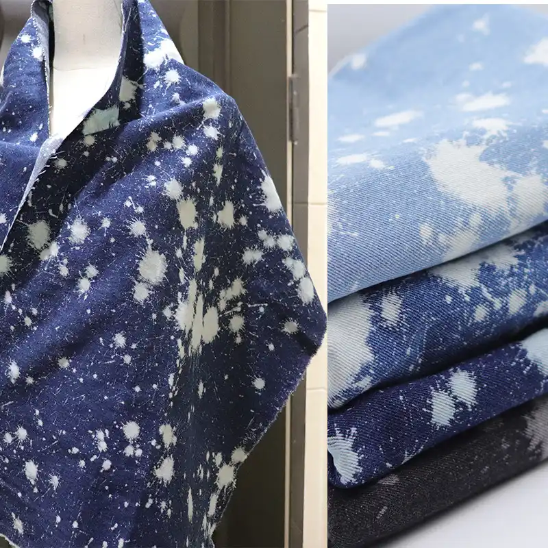 絞り染めデニム洗浄ヘビー衣服デザイン生地 生地 Aliexpress
