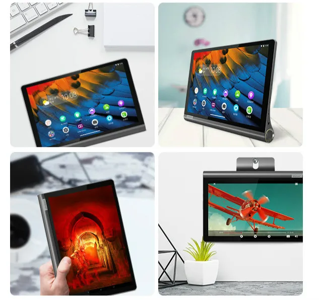 Lenovo YOGA TAB 5 X705F 10,1 дюймов Qualcomm 439 Восьмиядерный Android 9,0 4 Гб ram 64 Гб ram распознавание лица wifi версия планшета ПК