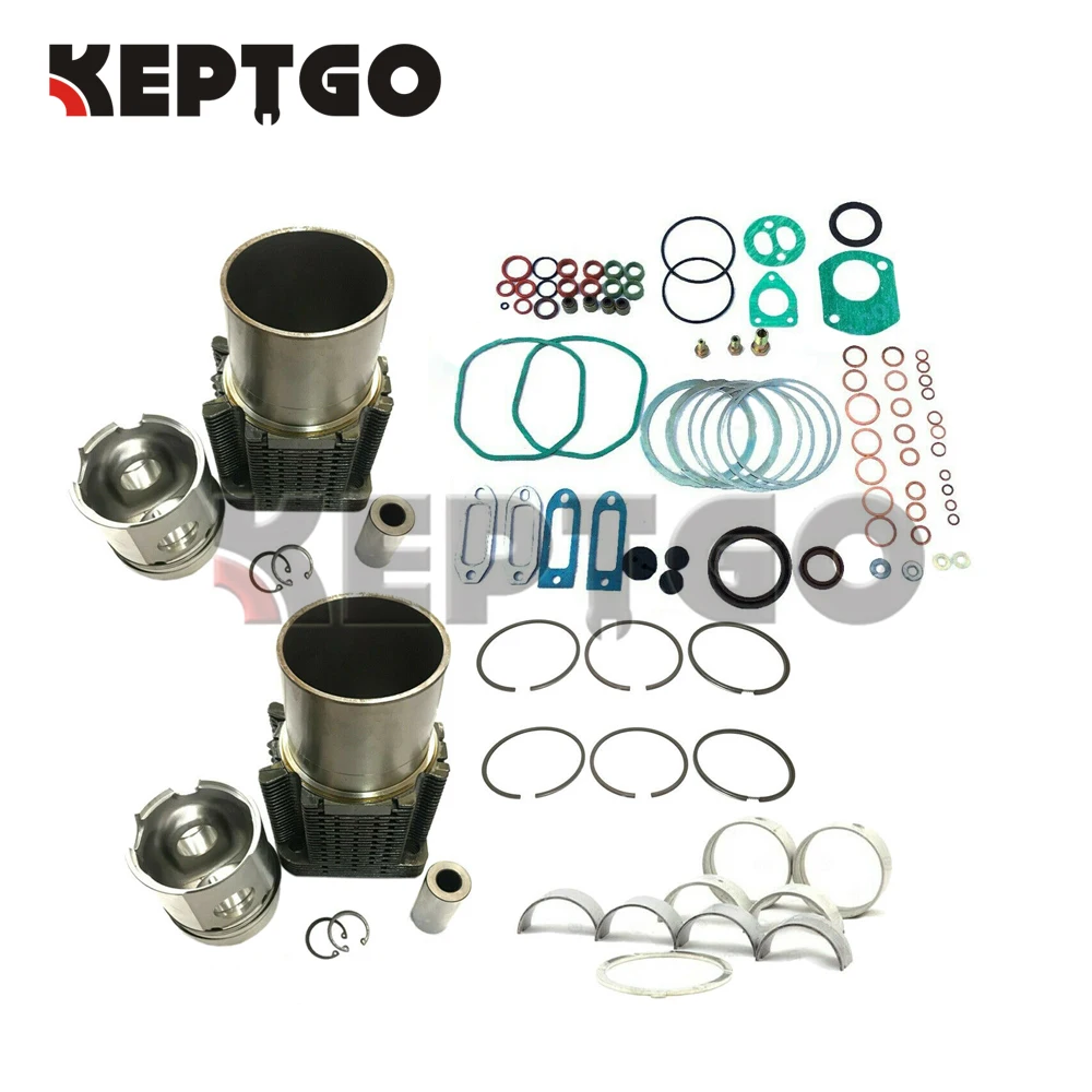 Forro do Motor Kit para Deutz Novo Revisão Reconstruir F2l 511 Pistão Junta Std F2l511