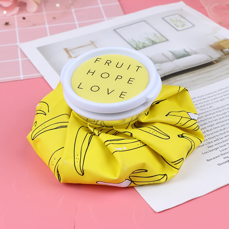 yellow Летняя сумка для льда с героями мультфильмов, сумки для двойного использования, бутылка для горячей воды, для здоровья, многоразовые, для облегчения ног, для облегчения боли, сумка для льда - Цвет: yellow