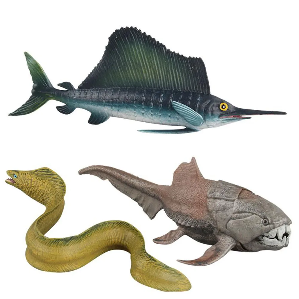 Фигурка животного Sailfish Eel Детские коллекционные игрушки морской организм