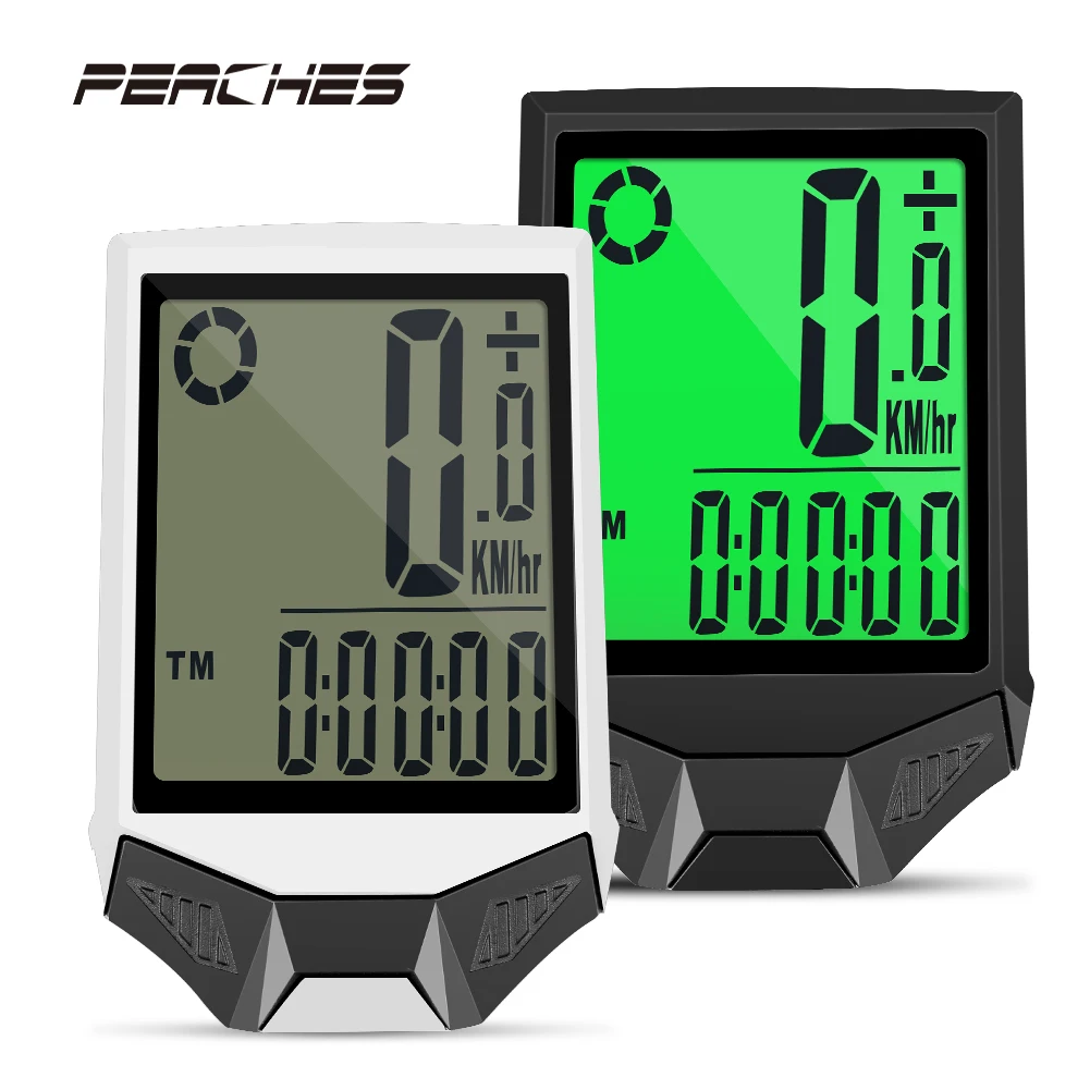 Compteur Vélo Sans Fil SPGOOD - 19 Fonctions IP54 Étanche, Rétroéclairé, Démarrage Auto