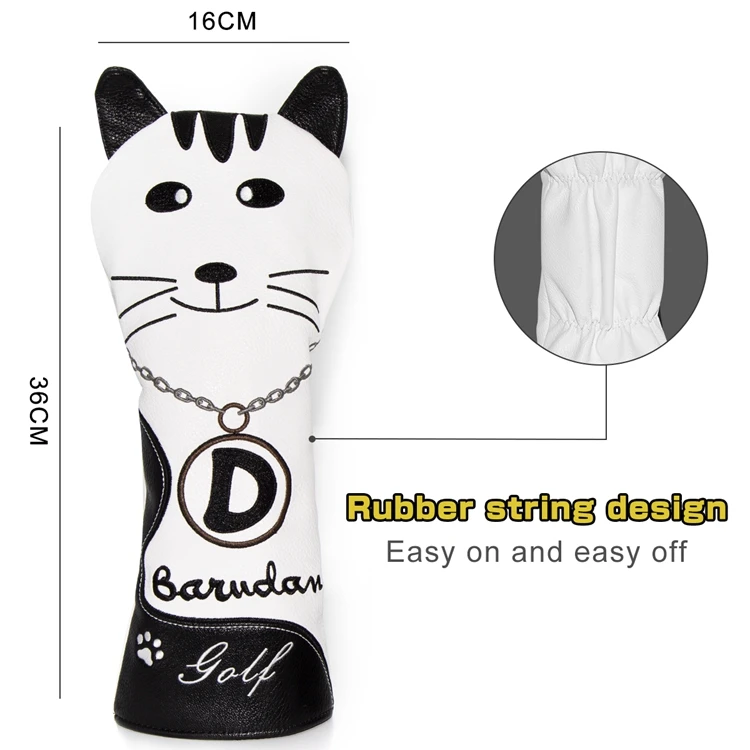 3 golf driver head covers