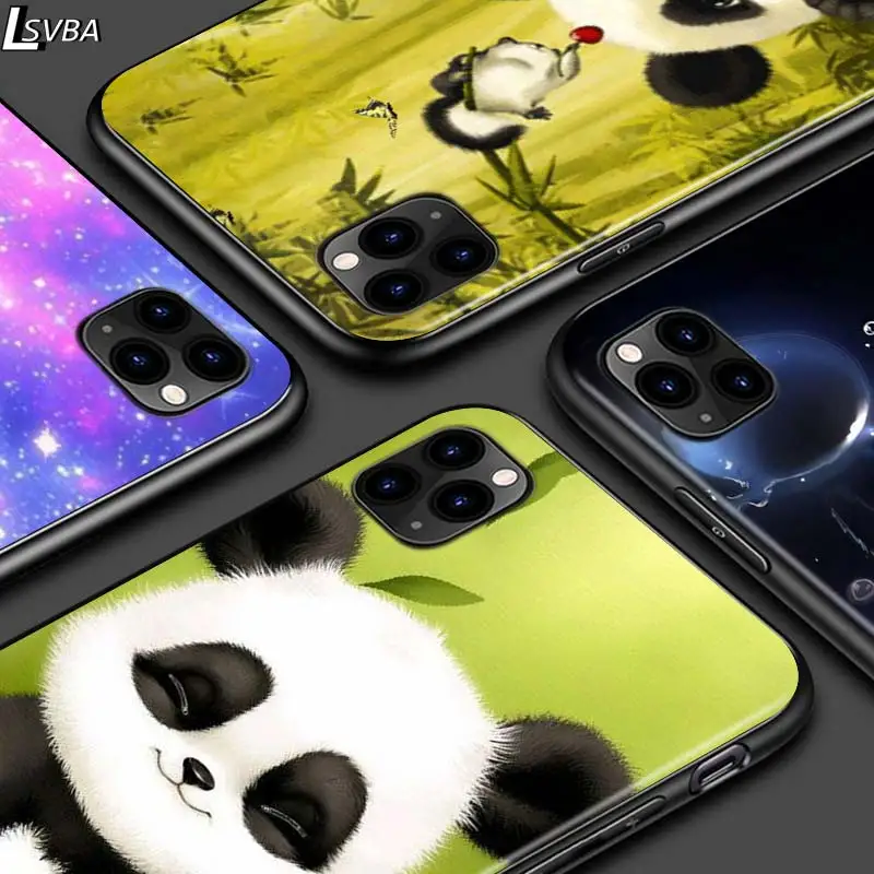 Чехол для iPhone 12 Pro Max Mini 11 XS X XR 6S 6 7 8 Plus яркий черный 5S | Мобильные телефоны и
