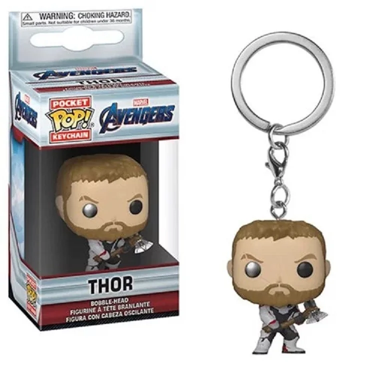 FUNKO POP брелок Marvel Super Hero оригинальные персонажи Поп аниме ПВХ фигурка Коллекционная модель детские игрушки для подарков F85 - Цвет: 21 no box