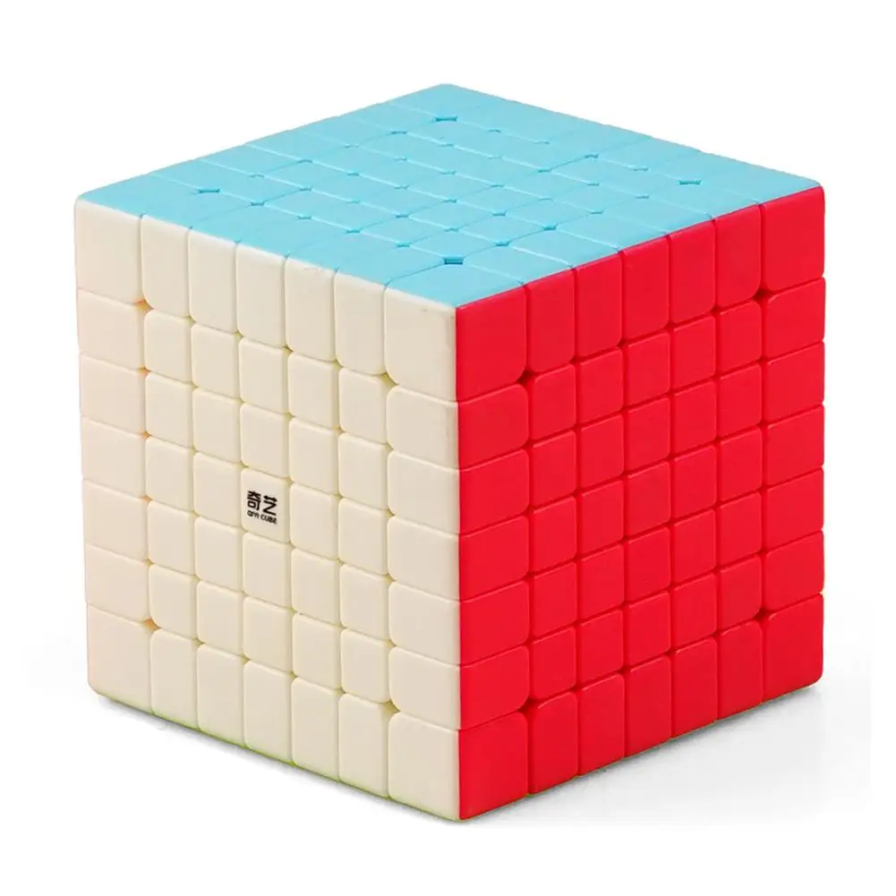 colorful 7X7 красочный магический куб, головоломка для взрослых, головоломка, скоростной куб, игрушка в подарок - Цвет: colorful