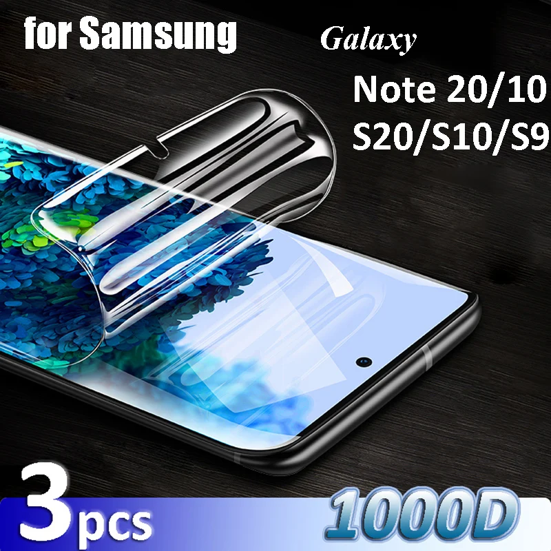 Защитная пленка с полным покрытием экрана для Samsung Galaxy S20 Ultra S10 Plus S9 S8 Note10 9 HD