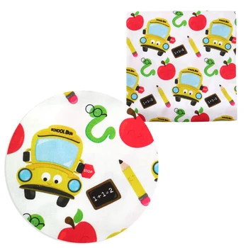 

50*145cm Cartoon Printed 100% Cotton Fabric DIY Sewing Clothing Cotton Fabric Sheets Kids Patchwork Needlework ,c10084