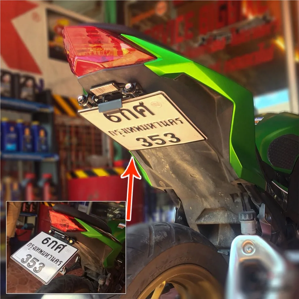 通用折叠后牌架 安装图 3