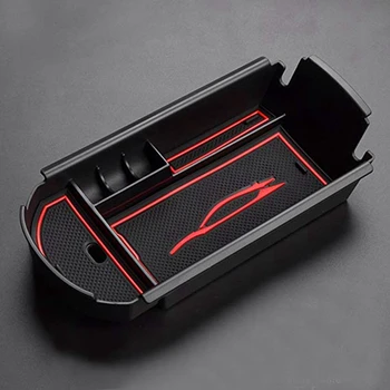 

Car Styling Accessories Plastic Interior Armrest Storage Box Organizer Case Container Tray for Toyota C-Hr Chr 2016 2017 2018 Bl