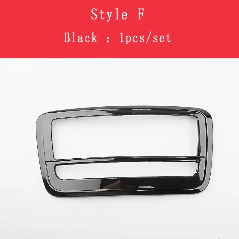 F black Для mercedes cla w117 mercedes cla amg mercedes gla x156 amg cla 200 аксессуары benz cla 250 gla amg CD панель управления отделка - Название цвета: F black