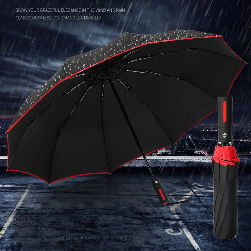 Luxury Large Size Three-fold Full-automatic Men