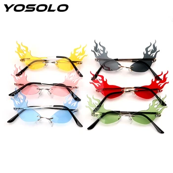 

YOSOLO Octopus Sunglasses Sun Glasses for Men Women UV 400 Eyewear Shade Mirror Metal Eyewear Frame Car Cycling Glasses
