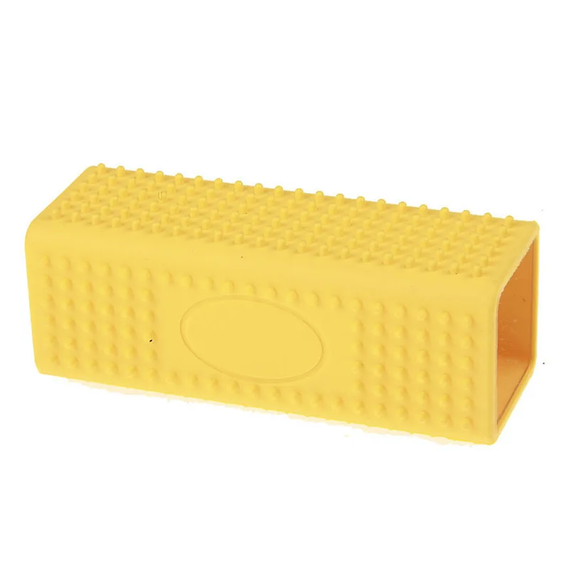 Yellow Силиконовая щетка для удаления волос для домашних животных, полая резиновая Машинка для удаления волос для собак, кошек - Цвет: Yellow