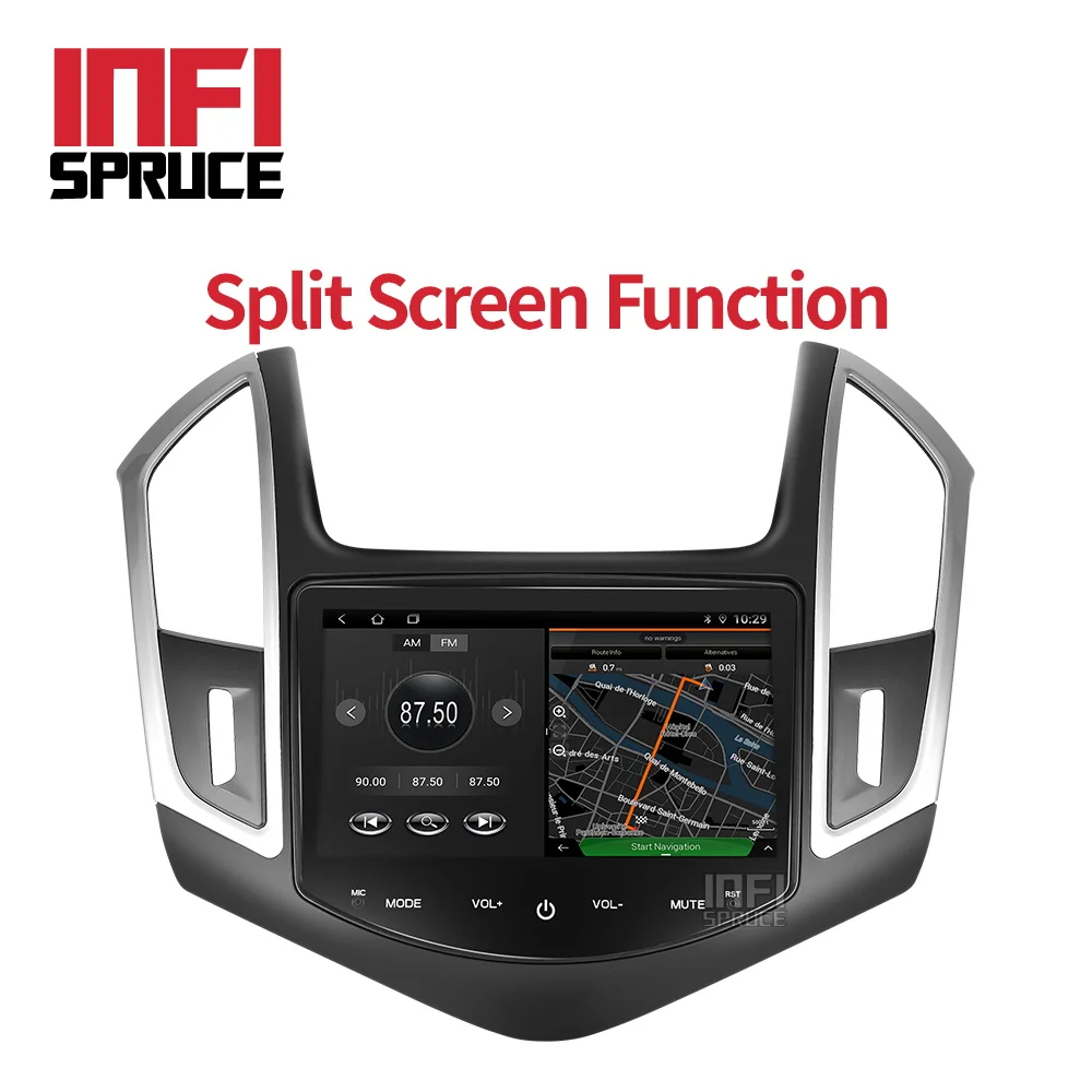 Excellent android 9.0 car dvd gps player for Chevrolet Cruze 2013 2014 2015 with radio gps navigation support mirror link steering wheel 1