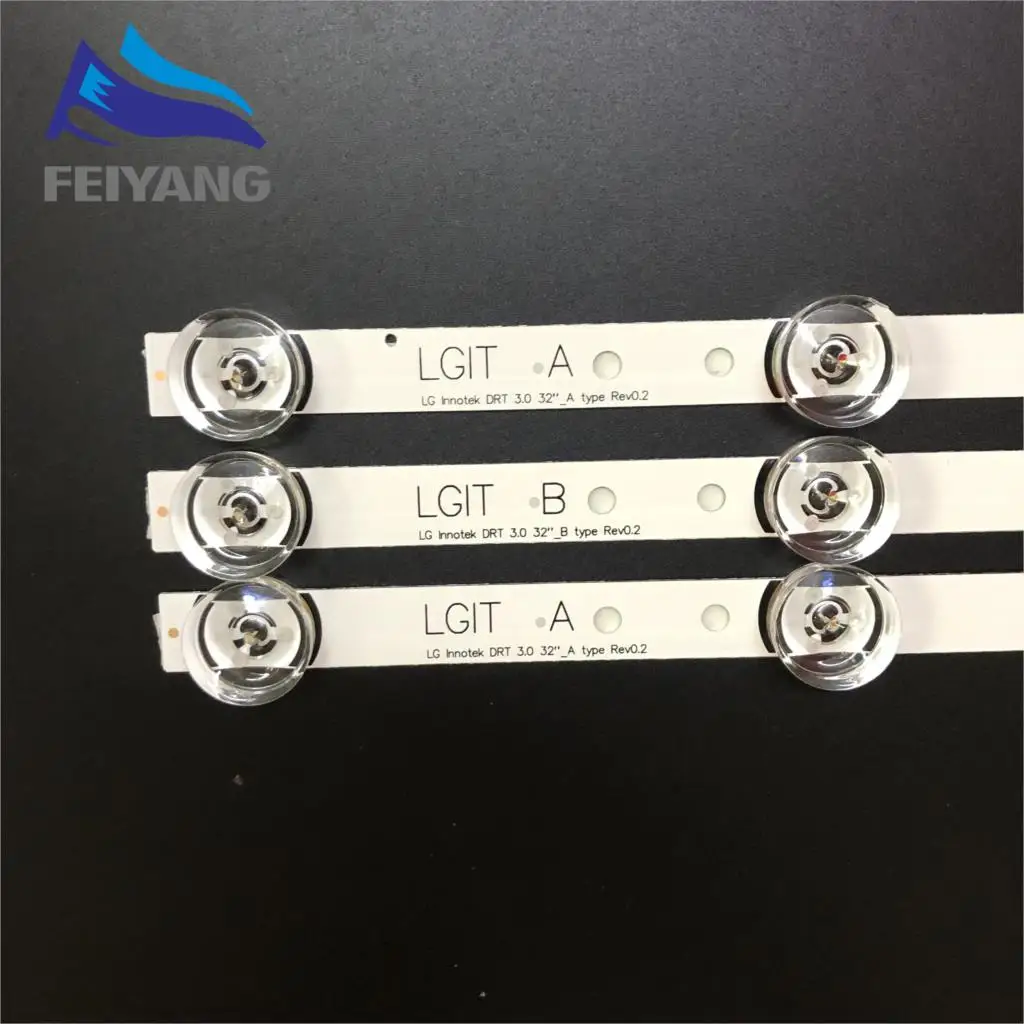 LED strip 6 lamp for 32LB563U 32LY330C HC320DXN-VHHS2-51XX 32LF560D 32LX762V 32LY540H 32LB5700 6916L-2100A 6916L-2101A 32LB570B |