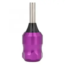 Сплав Татуировка ручка крышки противоскользящие татуировки боди-арт инструменты принадлежности 28 мм держатель для инструментов для нанесения татуировки