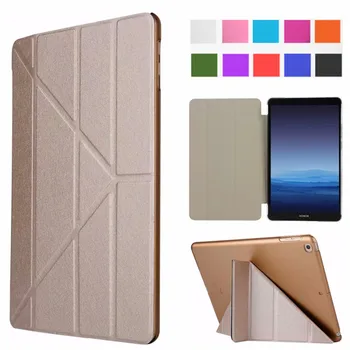 

For iPad Air/iPad 9.7 20178/2017 Smart Cover Case Magnetic Wake Up /Sleep Multi Fold PU Leather Cover for iPad Air Back Case