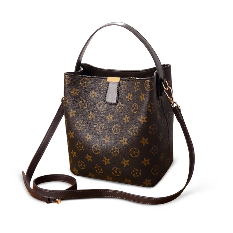 

Women's bag 2020 New Fashion Ms. ins handbill shoulder slung bag Fashion Bucket bag