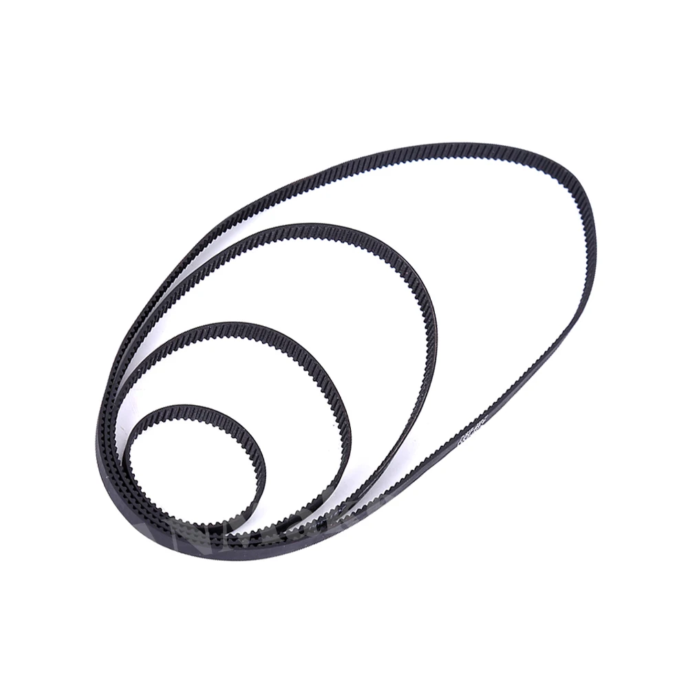 3D Printer GT2 6/10/15mm Closed Loop Rubber 2GT Timing Belt Length 630 640 650 628 632 634 636 638 642 644 646 648 652 654mm