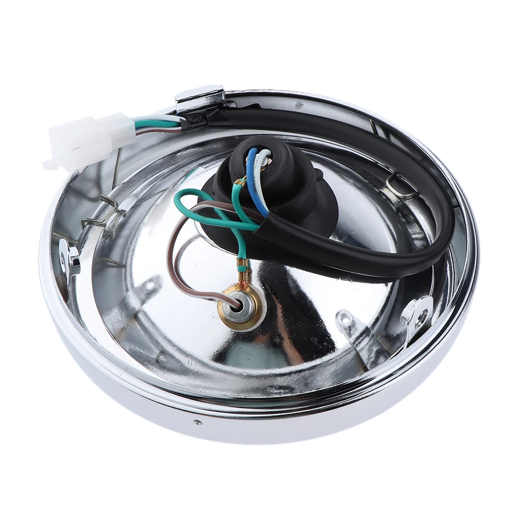 6V Silver Motorcycle Front Headlight Headlamp Fits For Honda Z50A Mini Trail 1977  Z50A Mini Trail 1976-1978